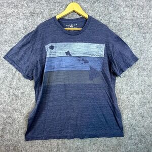 Honolua Surf Co T-Shirt Mens 3XL Blue Graphic Crew Neck Short Sleeve Summer Wear